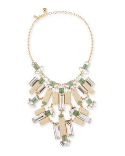 crystal/wood statement bib necklace   kate spade new york   Multi colors