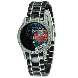 Ladies Designer's Jazmine Black Watch: Watches