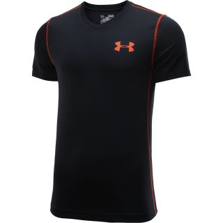 UNDER ARMOUR Mens Ventilate Short Sleeve T Shirt   Size: 2xl, Black/volcano
