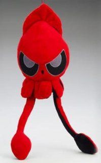 Grumpy Red Large Squib Designer Plush Squid Figure: Toys & Games