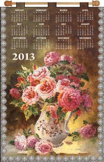 Tobin Roses 2013 Calendar Felt Applique Kit 16'X24': Everything Else