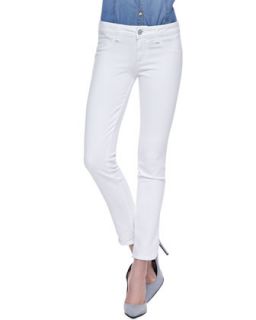 Womens Sterling Street Optic White Skinny Jeans   Fade to Blue   White (28)