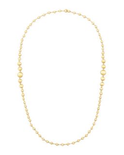 Africa 18k Brushed Gold Bead Necklace, 36L   Marco Bicego   Gold (18k )