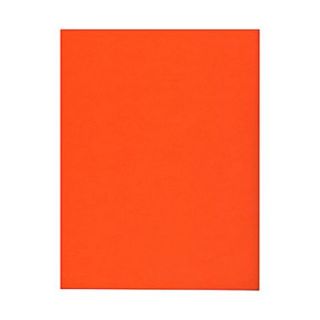 JAM Paper 8 1/2 x 11 Translucent Vellum Paper, Orange, 100 Sheets/Pack