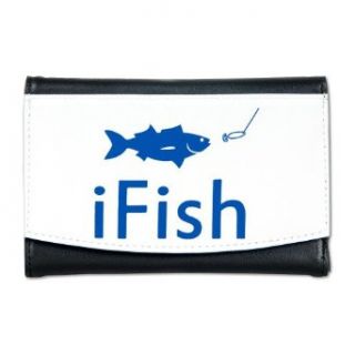 Artsmith, Inc. Mini Wallet iFish Fishing Fisherman: Clothing