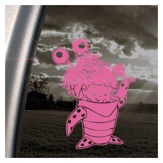 MONSTERS INC BOO Pink Decal Car Truck Window Pink Sticker: Automotive
