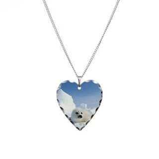 Necklace Heart Charm Harp Seal Artsmith Inc Jewelry