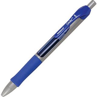 Zebra  Retractable Gel Ink Pen, Medium Point, Blue, Dozen