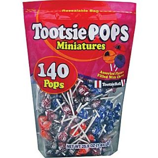 Tootsie Roll Pop Miniatures, 140 Pops/Bag
