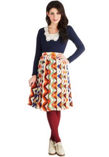 One for the Road Trip Skirt  Mod Retro Vintage Skirts