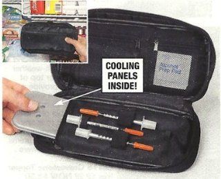 DIABETIC TRAVEL WALLET WITH REMOVABLE COOLING PANELS   KEEPS INSULIN COLD FOR HOURS!: Health & Personal Care