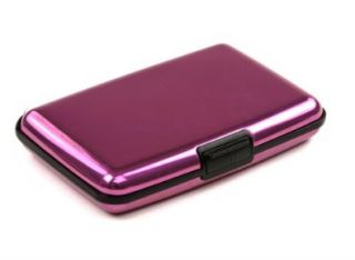 Pink Aluminum Wallet Credit Card Protection Waterproof Case with Metal Aluma Wallet Gift and Gadget Card Guard, Aluma Slide, Aluma Slider, Aluma Slide, Aluma Slider: Shoes