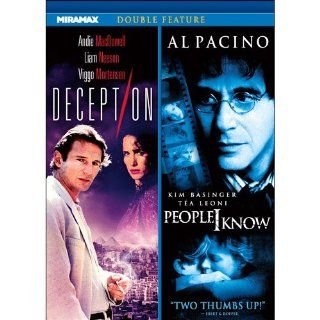 Deception / People I Know: Andie MacDowell, Liam Neeson, Viggo Mortensen, Al Pacino, Kim Basinger, Ryan O'Neal, Ta Leoni: Movies & TV