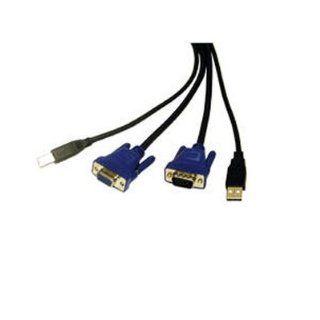 6ft USB 2.0 + SXGA KVM Cable: Computers & Accessories
