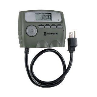 Intermatic Outdoor 7 Day Digital Timer   Astronomic Controlled : Indoor Lighting Low Voltage Transformers : Patio, Lawn & Garden