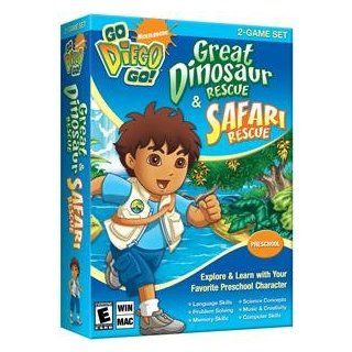 Brand New Go Diego Go! Dinosaur & Safari Rescue (Rated: E) (Works With: WIN XP,VISTA,WIN 7/MAC 10.3 OR LATER): Office Products