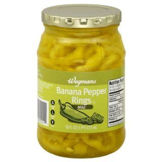 Wgmns Banana Pepper Rings, Mild, 16 Fl Oz ( Pak of 4 ) : Vegetable Relishes : Grocery & Gourmet Food