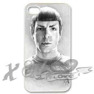spock X&TLOVE DIY Snap on Hard Plastic Back Case Cover Skin for Apple iPhone 4 4G 4S   2142: Cell Phones & Accessories