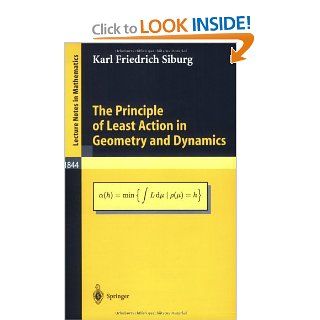 The Principle of Least Action in Geometry and Dynamics (Lecture Notes in Mathematics): Karl Friedrich Siburg: 9783540219446: Books