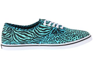 Vans Authentic™ Lo Pro (Cheetah/Zebra) Blue Atoll/True White