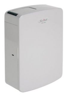 Janibell MPV10A ABS 2 Gallon Touchless and Hygienic Sanitary Napkin Disposal System, Rectangular, 5 1/2" Width x 11 1/4" Depth x 16 1/2" Height, Gray: Industrial & Scientific