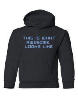 Mashed Clothing This Is What Awesome Looks Like Kids Hooded Sweatshirt: Clothing