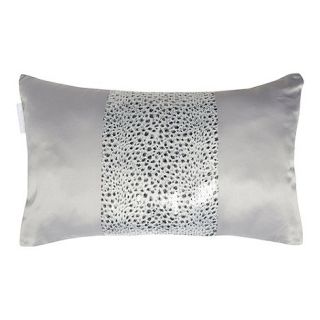 Kylie Minogue at home Silver snow leopard cushion