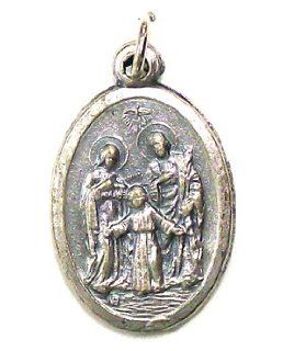 Holy Spirit Oxidized Medal   MADE IN ITALY: Charms: Jewelry