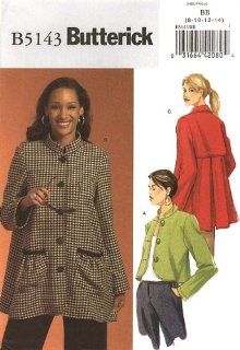 Butterick 5143 sewing pattern Makes Misses Jackets in three styles makes sizes 8 10 12 14