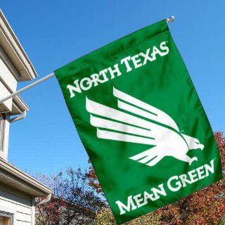 North Texas Mean Green Banner House Flag : Outdoor Flags : Sports & Outdoors