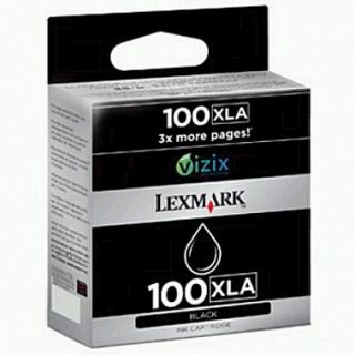 Lexmark 100XLA Black Ink Cartridge (14N1092), High Yield  Make More Happen at