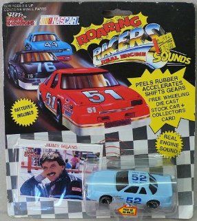 Racing Champions   1991   "Roaring Racers"   No. 52   Jimmy Means   1:64 Scale Die Cast Replica Race Car and Collector Card   NASCAR: Everything Else
