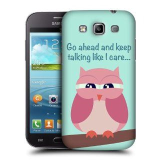 Head Case Designs Pink Wing Mean Owl Hard Back Case Cover For Samsung Galaxy Win I8550 I8552: Cell Phones & Accessories