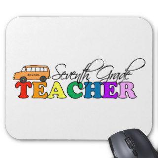 Seventh Grade Teacher Mouse Pads