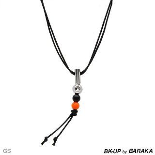 BK UP By BARAKA Stainless Steel Ladies Necklace. Length 19 in. Total Item weight 6.9 g.: Jewelry
