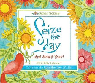 Seize the Day 2014 Boxed Daily Calendar : Wall Calendars : Office Products