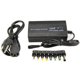 Premium Universal Notebook Power Adapter 100W Black  : Office Products