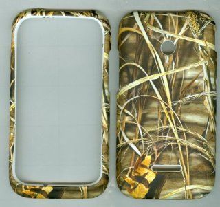 Camo Grass Net10 Huawei H868c Glory Prepaid Smartphone Faceplate Phone Cover: Cell Phones & Accessories