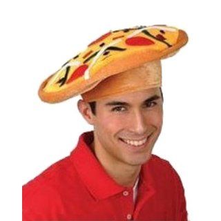Adult Pizza Costume Hat: Costume Headwear And Hats: Clothing