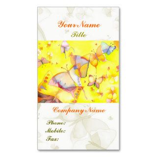 Beautiful Butterflies in Nature Business Cards