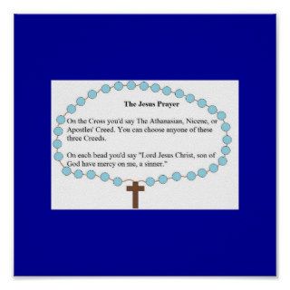 Jesus Prayer Poster