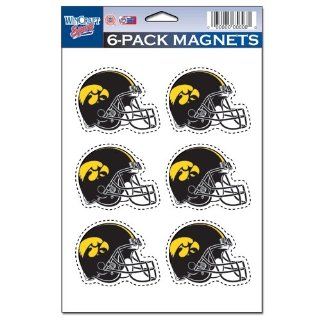 Iowa Hawkeyes Official NCAA 2" Car Magnet 6 Pack by Wincraft : Sports Related Magnets : Sports & Outdoors