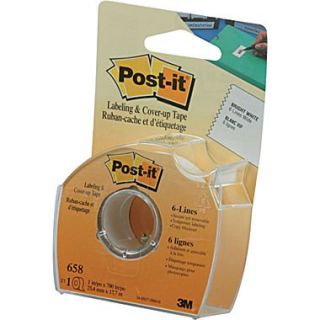 Post it Correction & Cover Up Tape, 6 Line, White  Make More Happen at