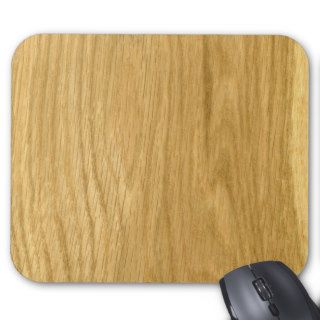 Real Crown Cut Oak Veneer Woodgrain Mouse Pads
