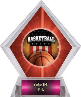Awards Patriot Custom Basketball Red Diamond Ice Trophy COLOR TEK PINK LABEL 5 RED DIAMOND Custom Basketball PATRIOT : Basketball Equipment : Sports & Outdoors