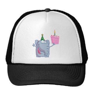 funny happy birthday elephant cartoon hat