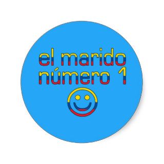 El Marido Número 1   Number 1 Husband Ecuadorian Stickers
