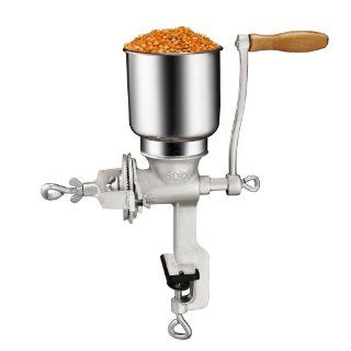 Premium Quality Cast Iron Corn Grinder For Wheat Grains Or Use As A Nut Mill: Kitchen & Dining