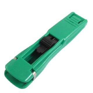 Green Plastic Housing 20 Pcs Sheet Metal Clamp Dispenser w 40 Pcs Clips : Office Plier Staplers : Office Products