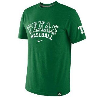 Texas Ranger T Shirts : Nike Texas Rangers St. Paddy's Day Premium Tri Blend T Shirt   Kelly Green : Sports Fan Apparel : Sports & Outdoors